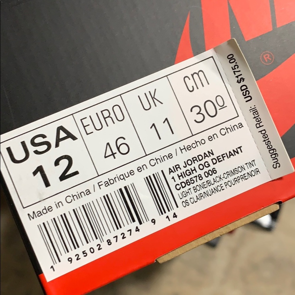 2019 JORDAN 1 RETRO SB NYC TO PARIS 12 (NEW) - Picture 6 of 6